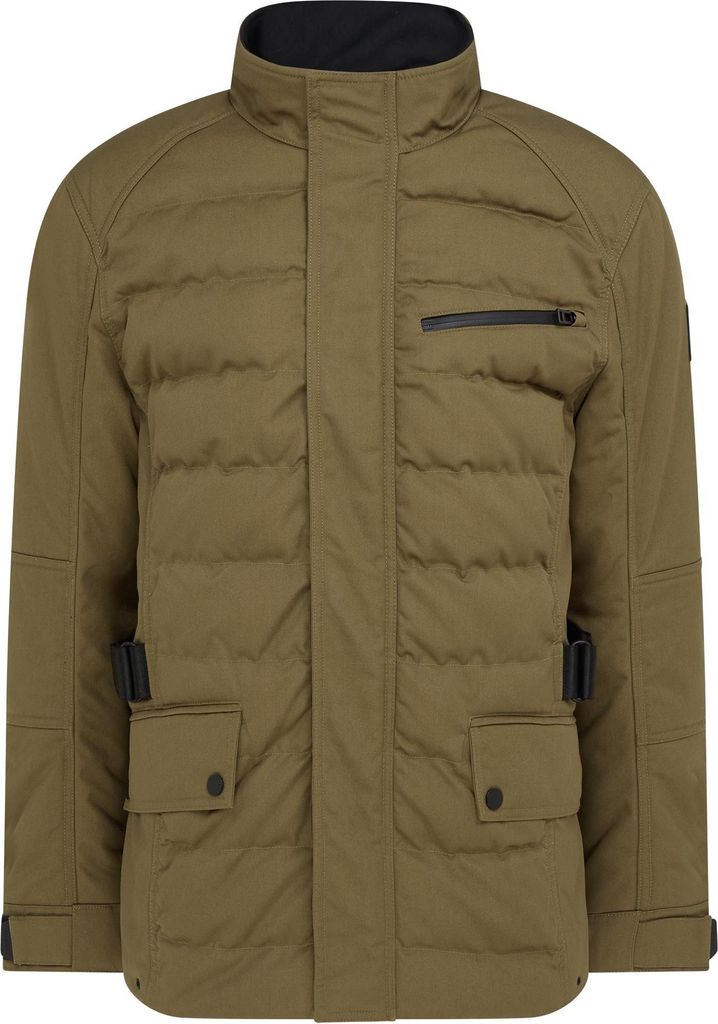 Belstaff Calder wasserdichte Motorrad Textiljacke, oliv, M