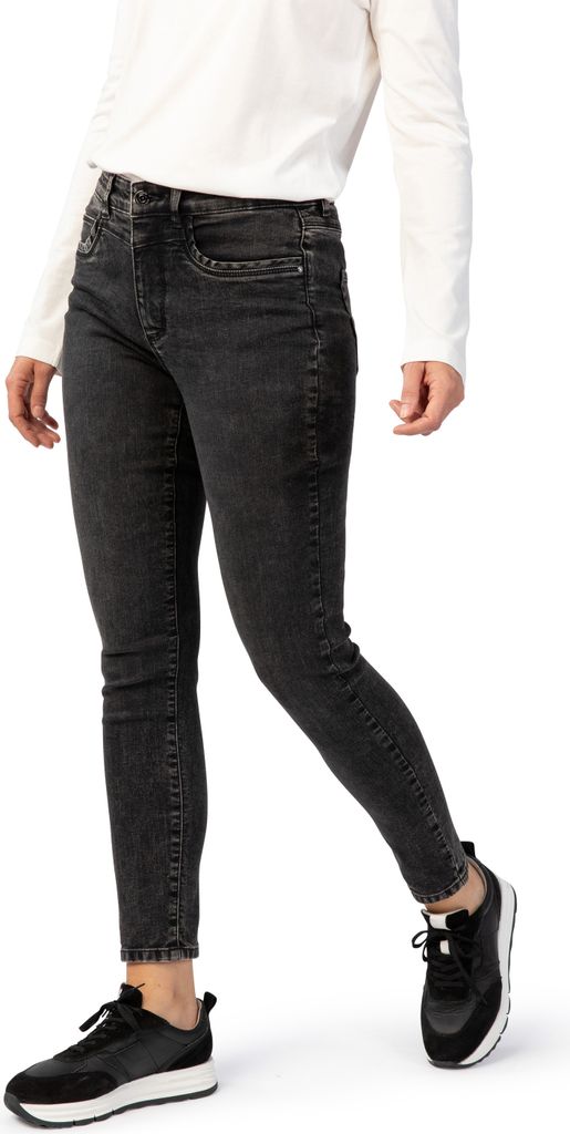 Stooker Women RIO FEXXI MOVE STRASS Damen 5-Pocket-Jeans Skinny Fit 44 (Länge 28) black vintage