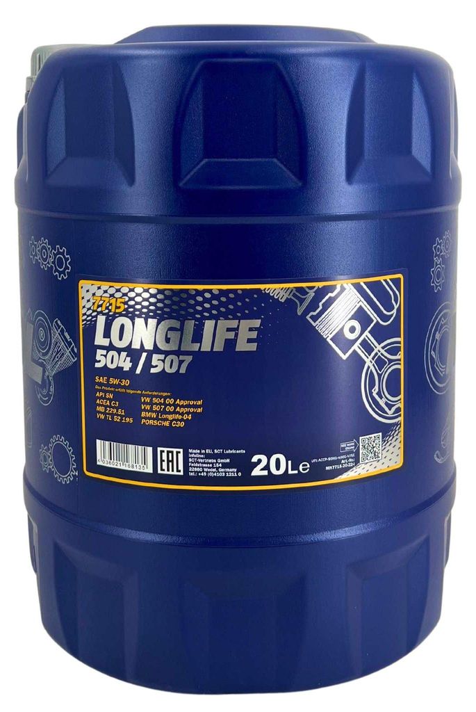 Mannol Longlife 504/507 5W-30 20 Liter (MN7715-20) Produktbild 