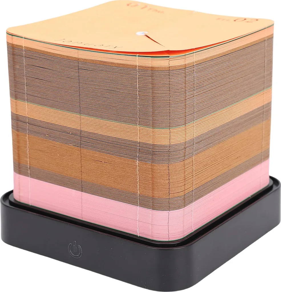 Calendrier Bloc-notes 3D Capybara Anti-Stress Décor Bureau avec Lumière - 5