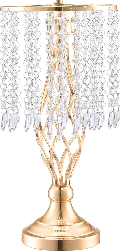 Hochzeitsmittelstück Vase, Premium Kristall Design, Vielseitig für Blumenarrangements, 45cm 20Stück, L