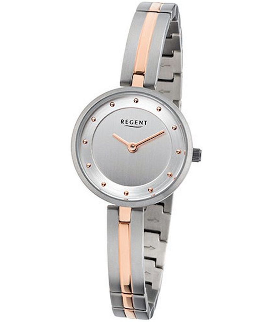 Regent Damen Armbanduhr 3097.95.91 F1101 Titan Roségold plattiert