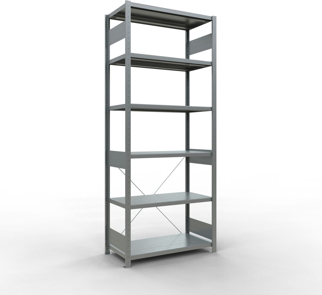 Stecksystem Grundregal - 2500x1000x 500 mm, Typ 250 kg