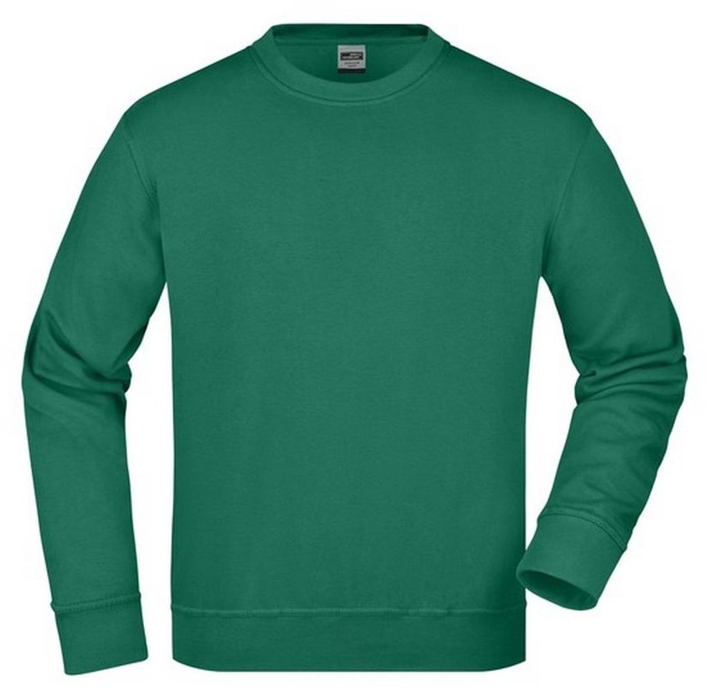 James and Nicholson - "Workwear" Sweatshirt für Herren/Damen Uni LT2868 (M) (Dunkelgrün)