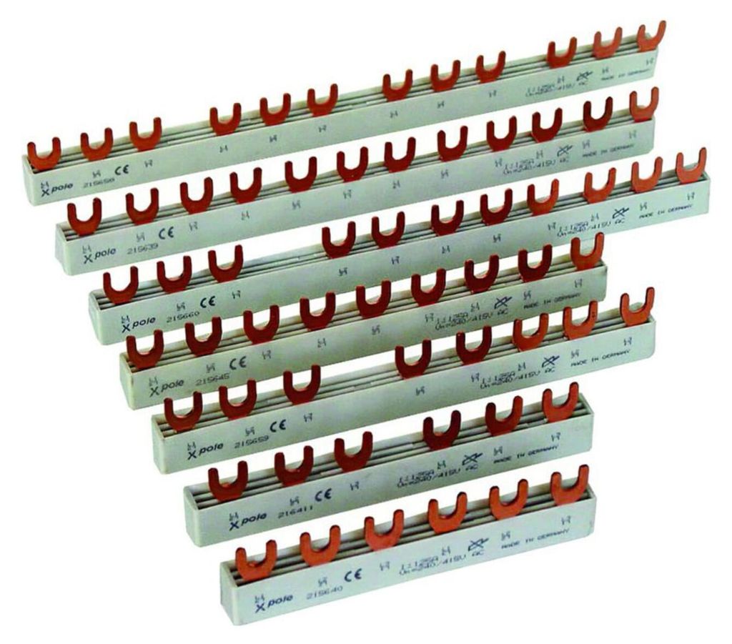 Eaton 215637, Weiß, 500 V, Gabelverbindung, 10 mm², 63 A, Produktbild 