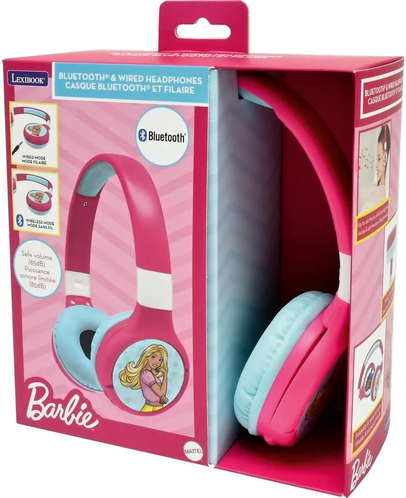 Cuffie Barbie Design Chic: Audio Wireless Sicuro e Comfort Imbottito - 2