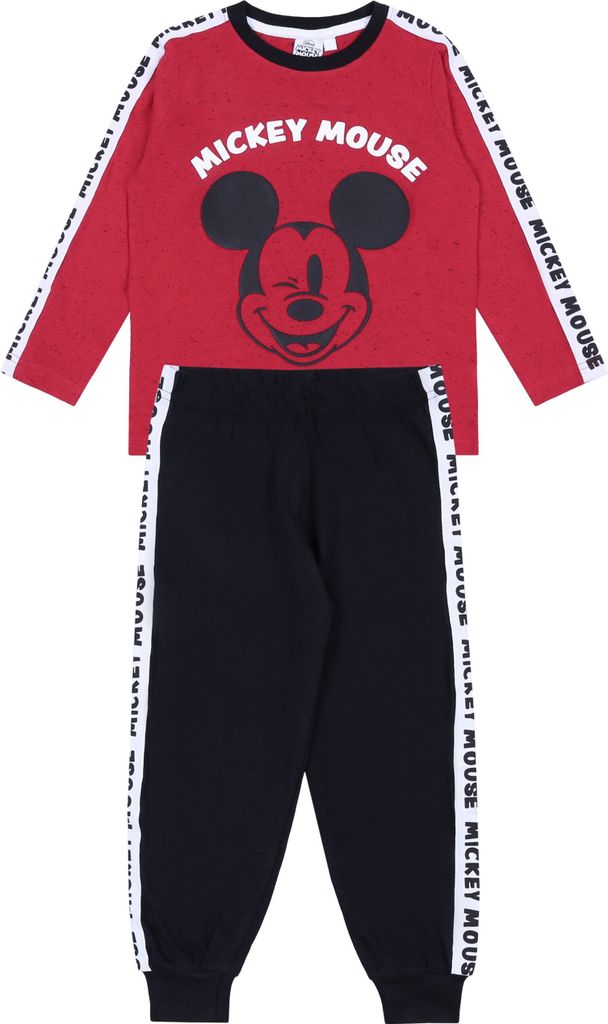 Rot-schwarzer MICKEY MOUSE DISNEY Pyjama 104