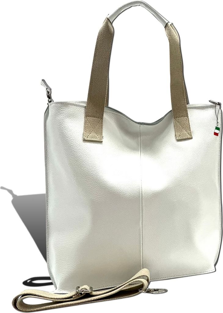 Shopper weiß Florence Tasche Leder D2OTF161W