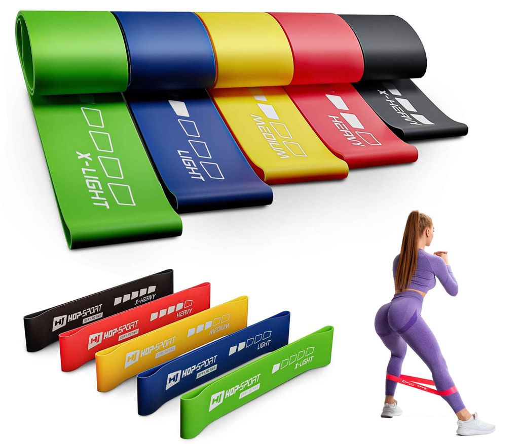 Hop-Sport fitness gumy HS-L650RL odporové gumy 600x50mm Obrázek produktu 