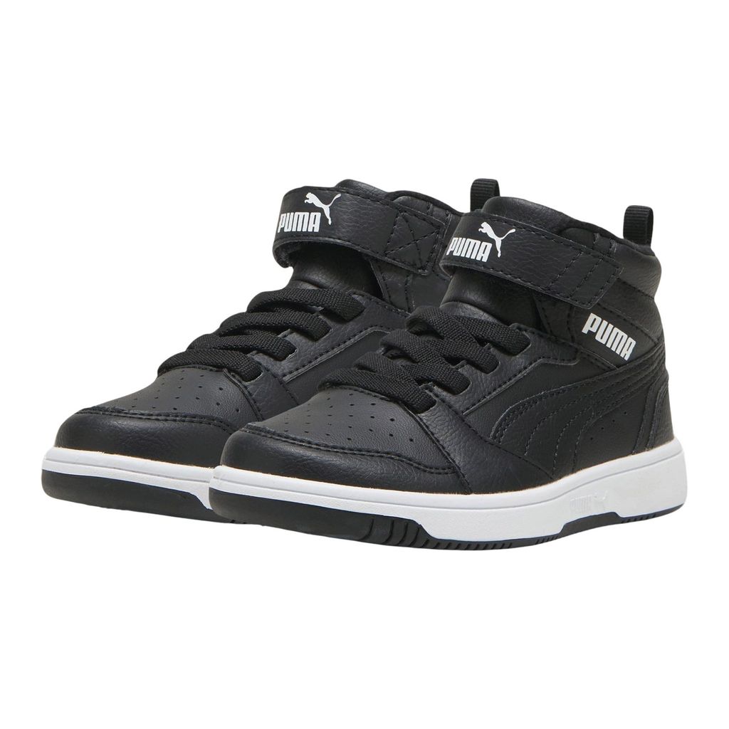 Puma Puma Rebound V6 Mid WTR AC+ PS Sneakers Hoog - Zwart - Maat 32