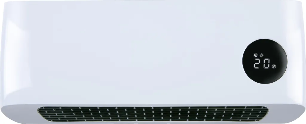 Chauffage Mural 2000W ALPINA Blanc à Affichage LED et Télécommande Pro