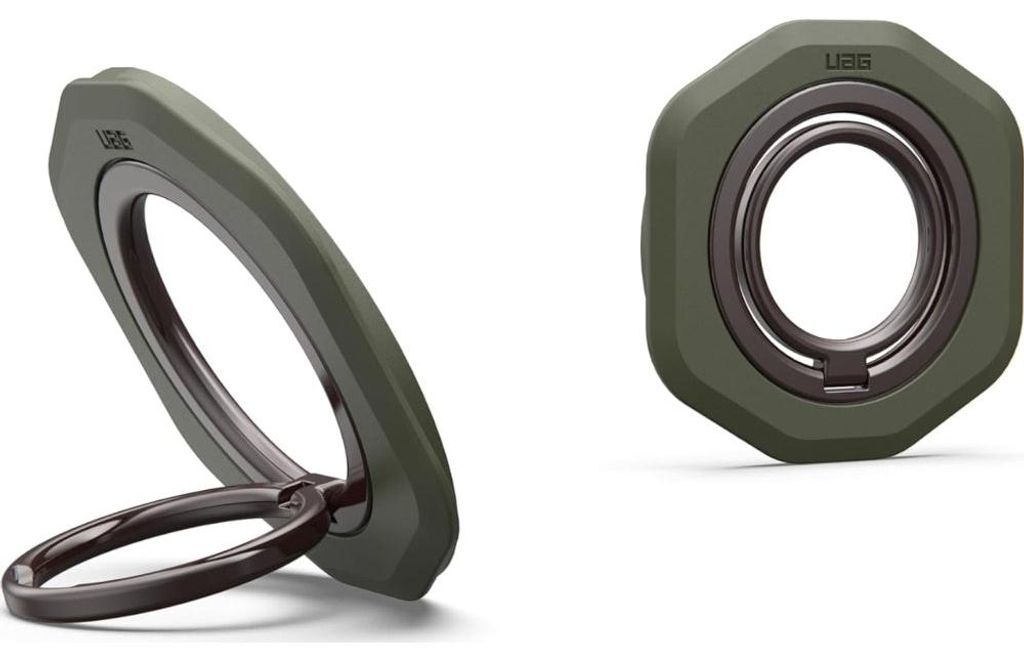 Finger-Magnet-Halterung / Ständer, Urban Armor Gear UAG Magnetic Ring Stand LT mit MagSafe, Grün