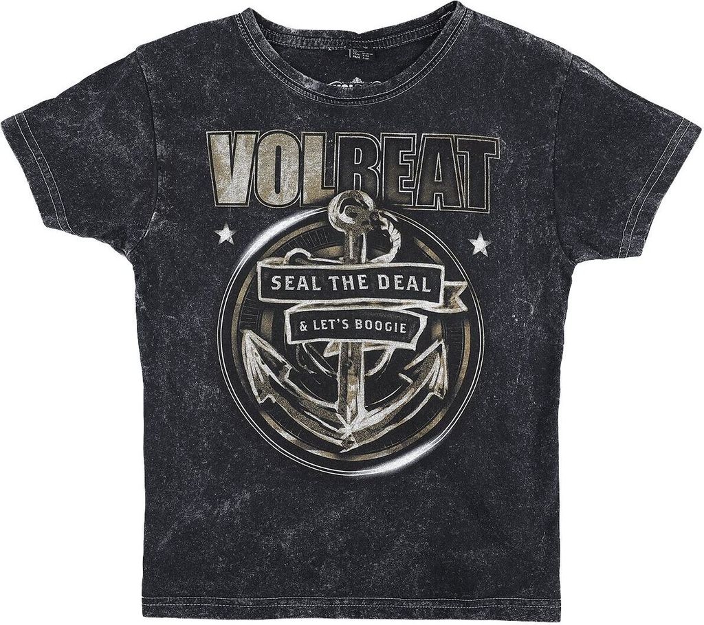 Volbeat T-Shirt Unisex Kids - Rewind, Replay, Rebound charcoal 134/140