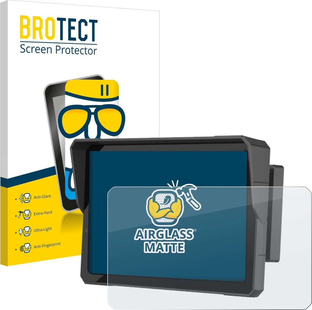 BROTECT Entspiegelungs Schutzglas für Carpuride W702B Pro 7" Schutzfolie Panzer Folie Glas Display Schutz matt