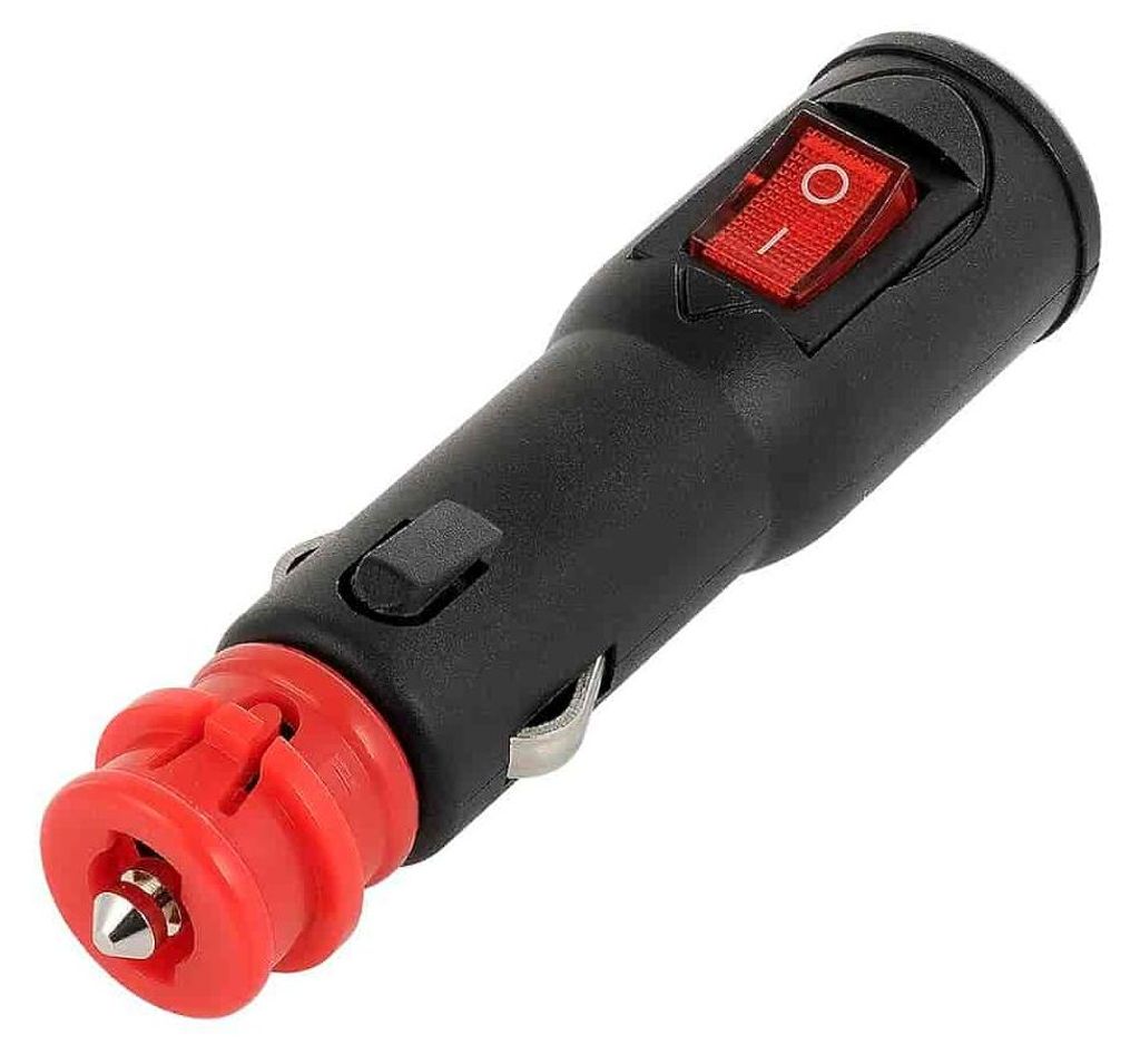 Fiche EURO/DIN avec interrupteur et fusible pour prise de Image du produit 