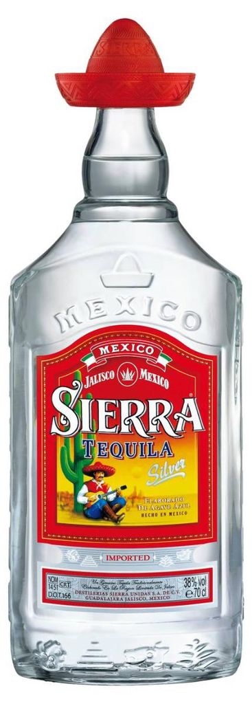 Sierra Tequila Silver Elaborado De agave Azul aus Mexiko Obrázek produktu 