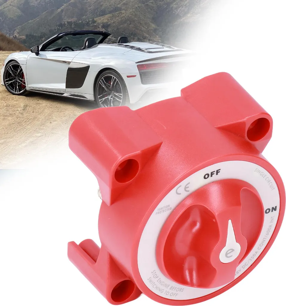 Coupe-batterie 350A interrupteur marche/arrêt pour marine et camping-car