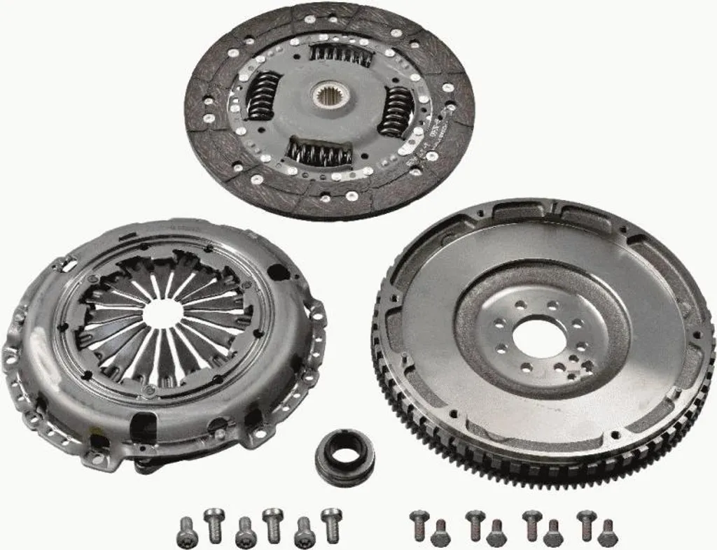 Kit d'embrayage avec mécanisme et disque SACHS 3000 950 777 renforcé