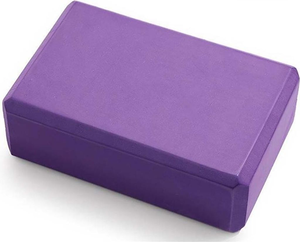 INF 2er-Pack TPE Yoga Blöcke: Rutschfester Halt für Yoga Pilates Training Violett