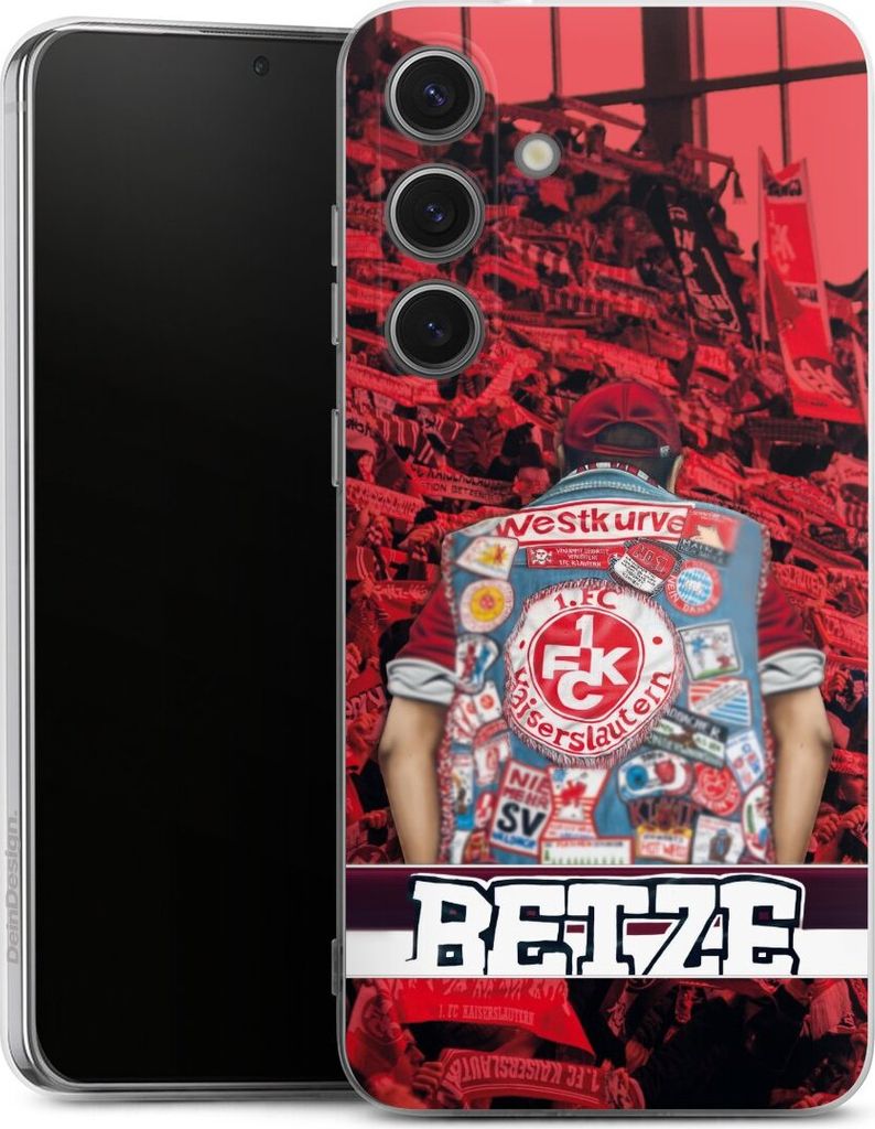 DeinDesign Handyhülle für Samsung Galaxy S25+ Silikon Hülle Case Smartphone Schutzhülle 1. FC Kaiserslautern 1. FCK Offizielles Lizenzprodukt