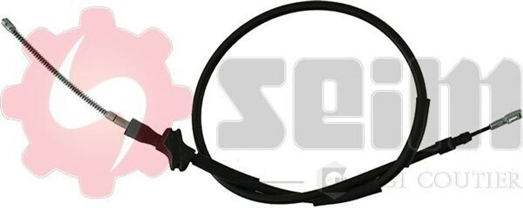 SEIM Handbremsseil Seilzug Feststellbremse für AUDI 80 (89, 89Q, 8A, B3) Hinten Rechts 553098