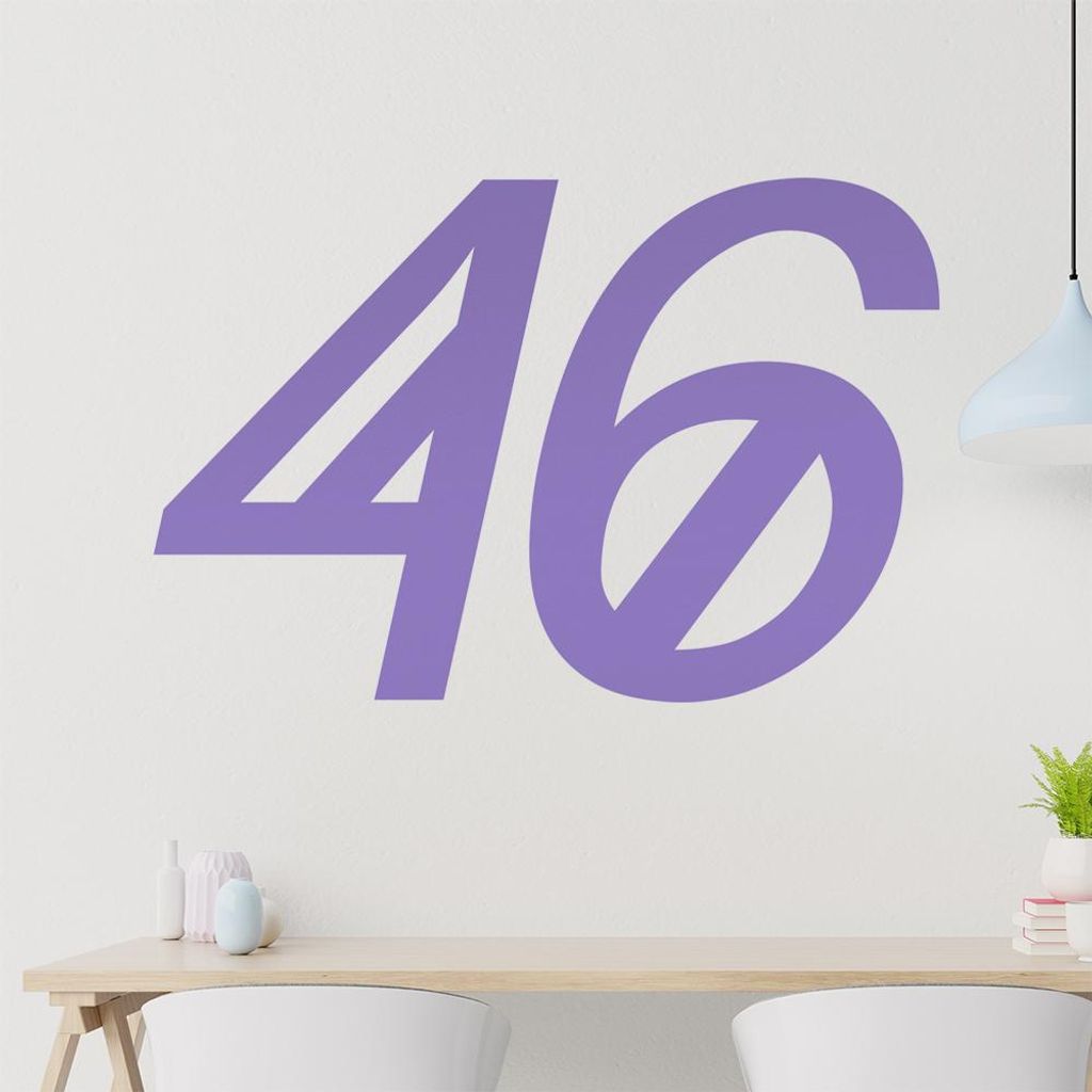 46 Wandtattoo in 6 Größen - Wandaufkleber Wall Sticker - Dekoration, Küche, Wohnzimmer, Schlafzimmer, Badezimmer