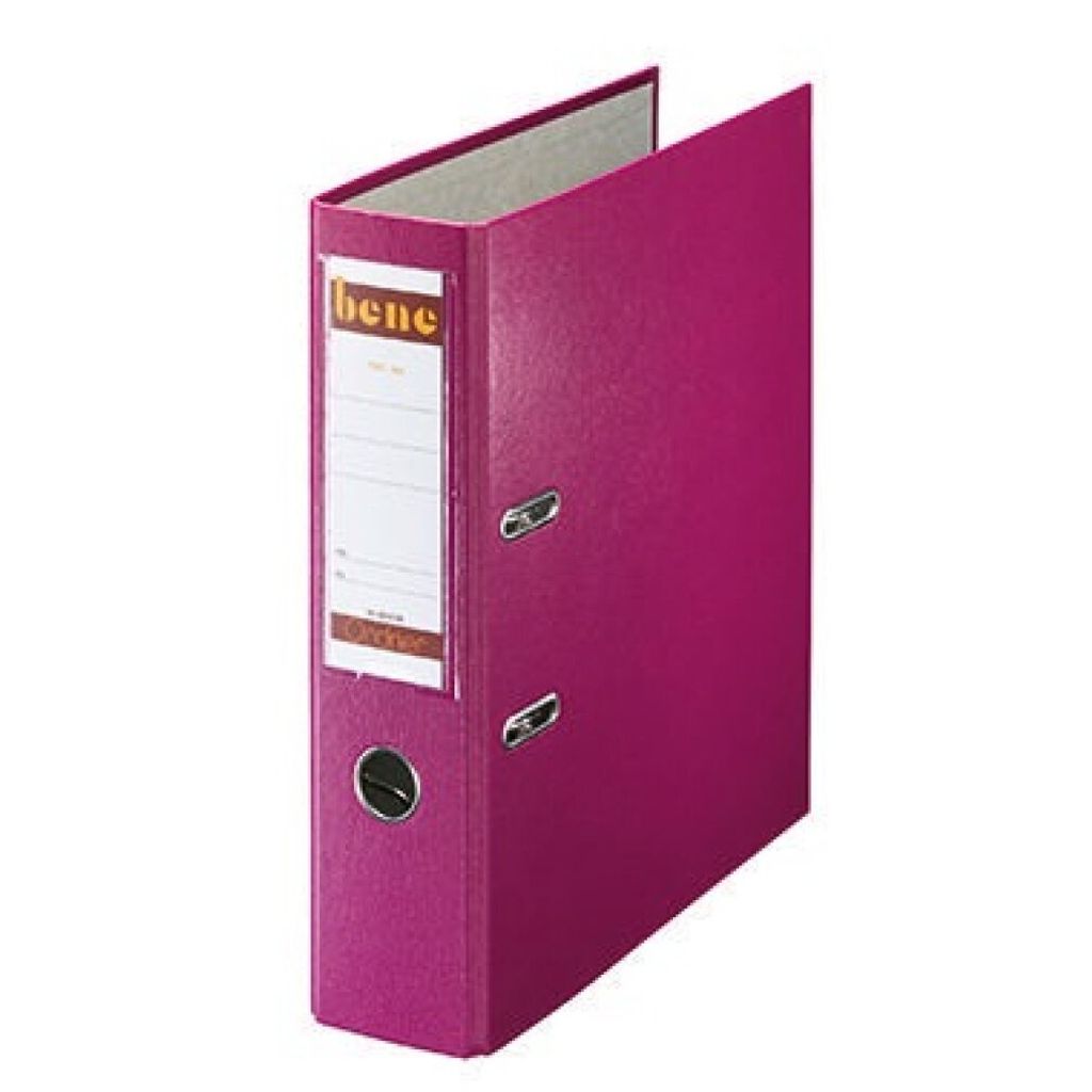 Bene Ordner 291400 BRO DIN A4 80mm PP brombeer