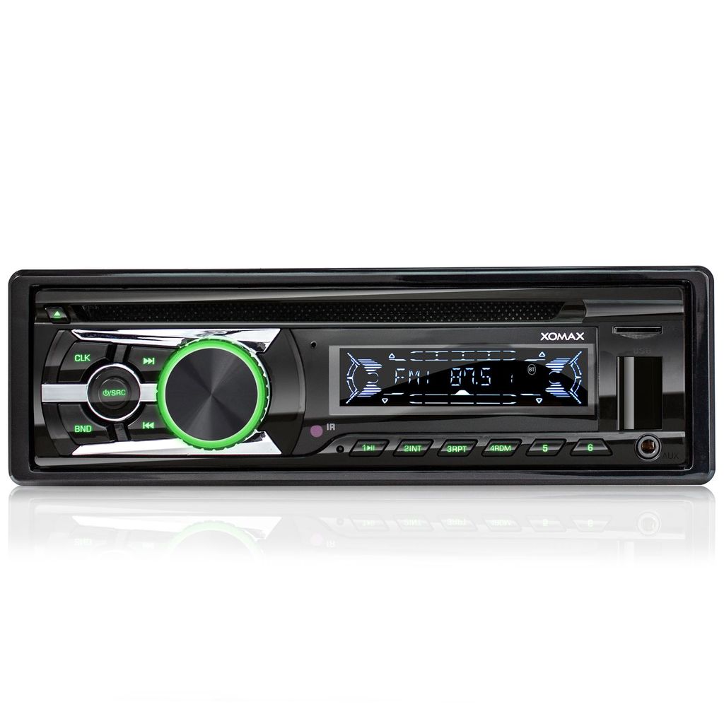 Caliber Autoradio - Auto Radio mit Bluetooth - Aux In - CD - FM - SD - USB  - Einstellbare Tastenbeleuchtung - Mit Freisprechfunktion - 4X 75 Watt 