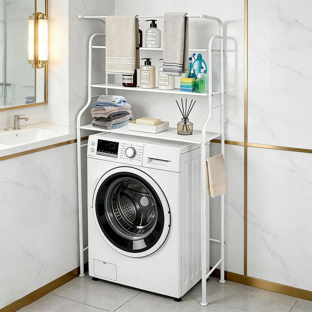 Toilettenregal,Badezimmerregal,Waschmaschinenregal,Badezimme Produktbild 