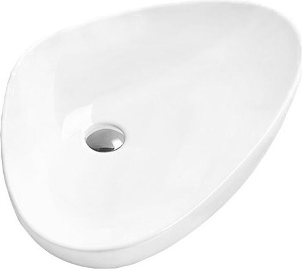 Mexen Bella Aufsatzwaschbecken 59 x 39 cm, Weiß - 21465900