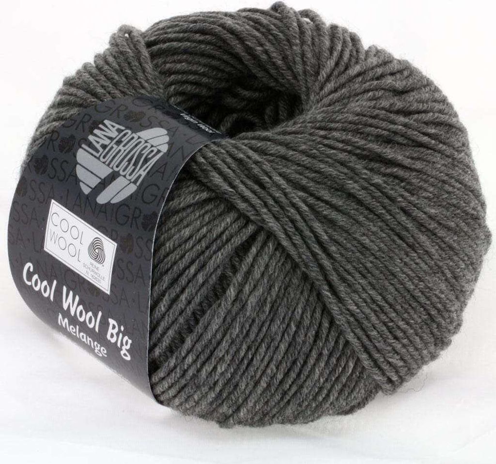 Lana Grossa - Cool Wool Big 0617 dunkelgrau meliert