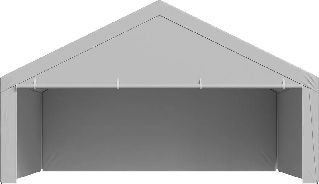 Bâche pour Garage Portable 6x6m Imperméable et Résistante aux Rayons UV - 10