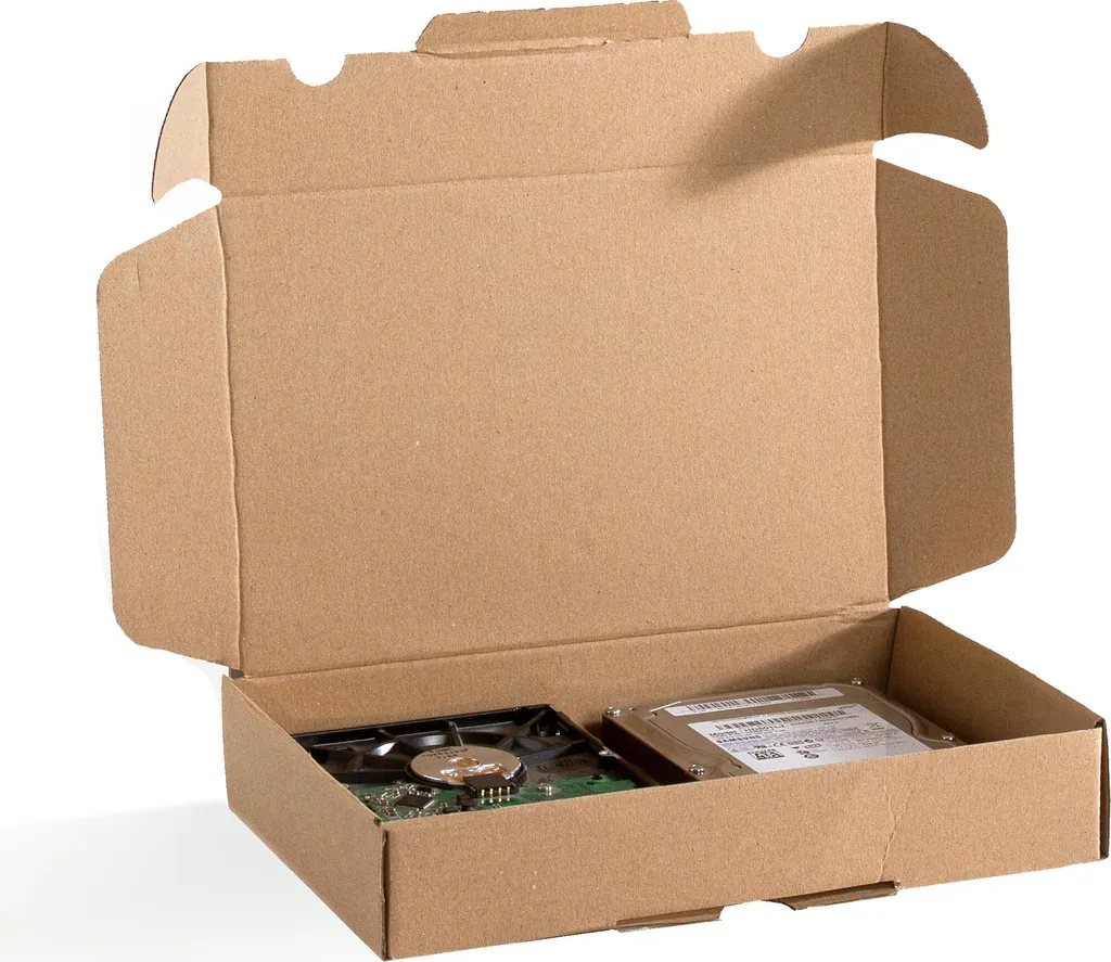 Lot de 500 boîtes postales extra-plates A5 240x160x45 mm carton brun