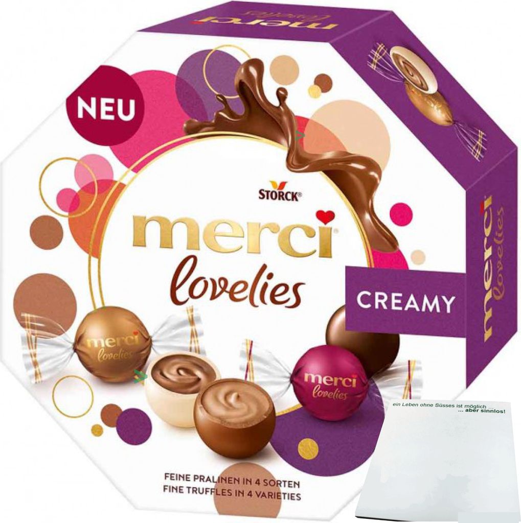Merci Lovelies Creamy (185g Packung) + usy Block Produktbild 