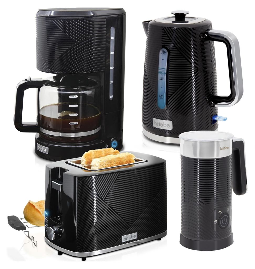 Briebe SKT1185BLK Elegance Set Grille-pain + Bouilloire + Image du produit 