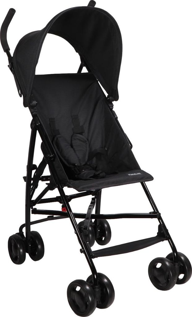 MamaLoes Milan Schwarz 1-Positionen-Buggy Produktbild 