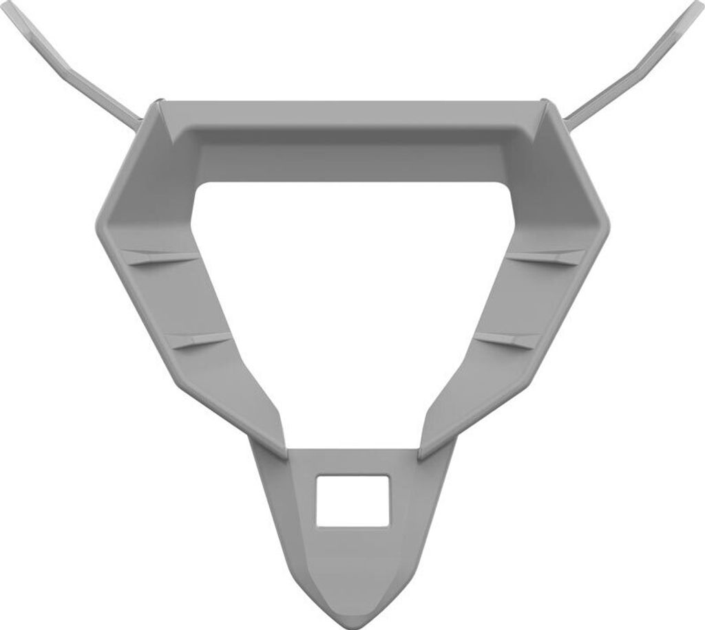 Basis-Lufteinlass-Kinnriemen in mattem Grau für den Airoh Twist 3 Helm