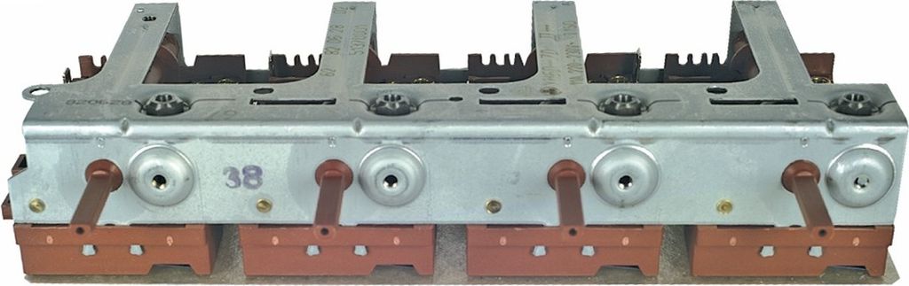 easyPART passend für 00096772 BOSCH Kochplattenschalterblock Schalterblock 4facher Energieregler Kochfeld Herd Siemens 096772 YH60-70 Kochplatten ...