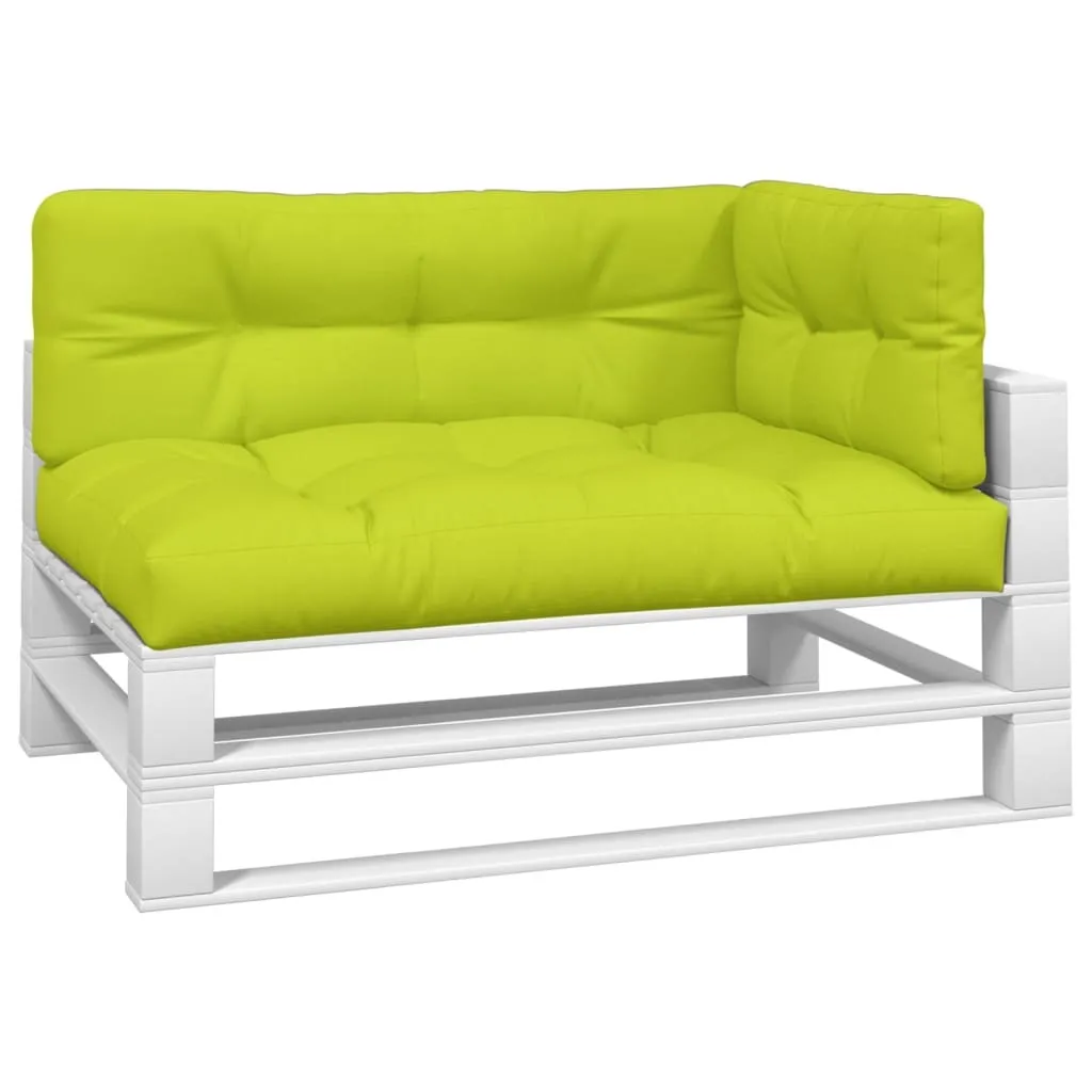 Arredo Pallet Elegante: Set 3 Cuscini vidaXL Verde Chiaro Tessuto - 3