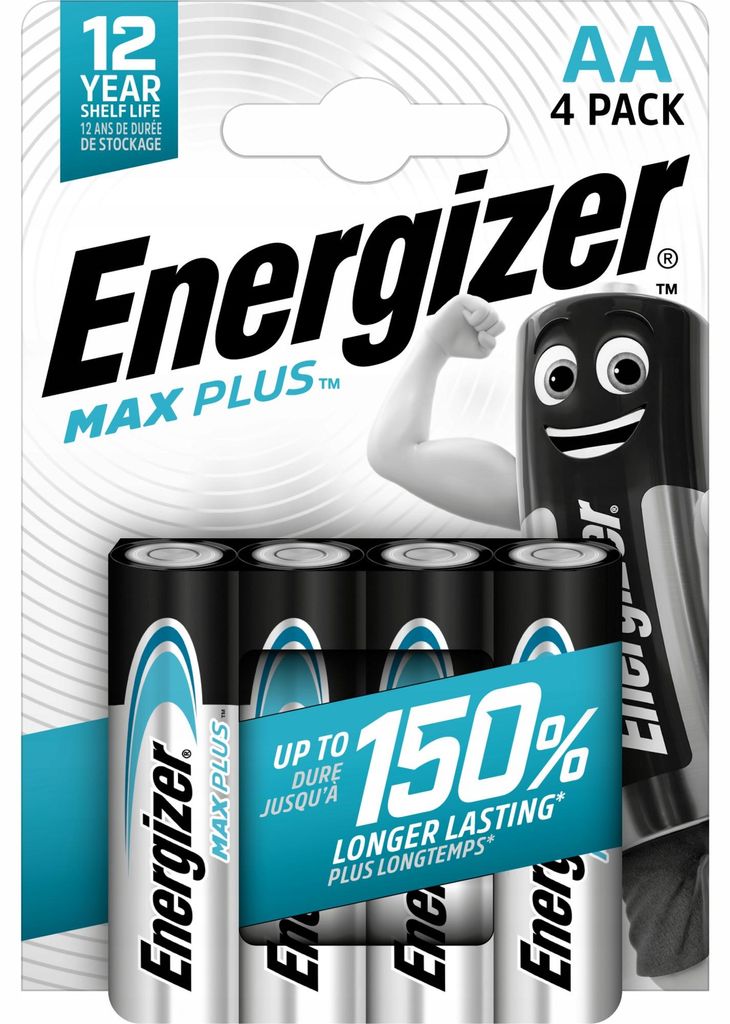 Energizer Pile Max Plus E303321800 AA LR6 4p. Image du produit 