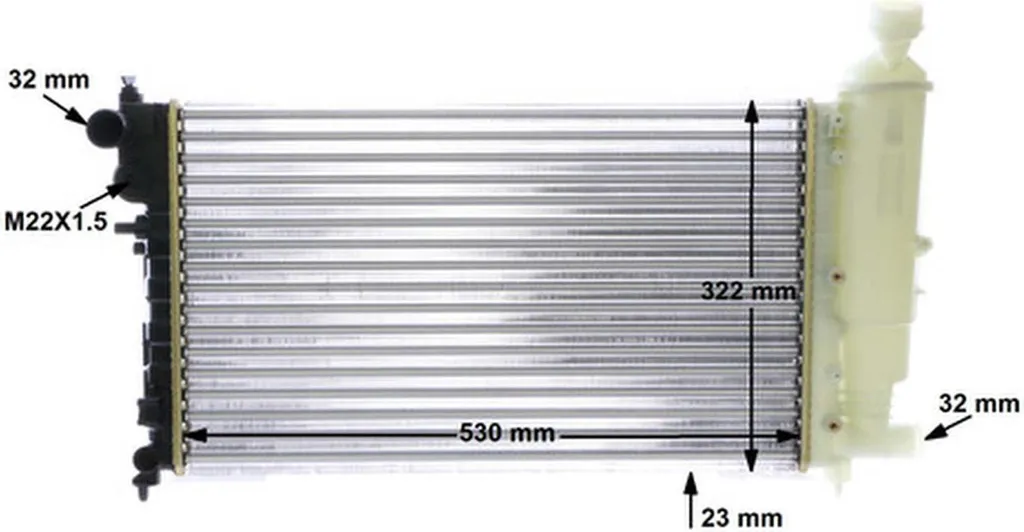 Radiateur moteur MAHLE pour Saxo - Système de refroidissement complet - 10