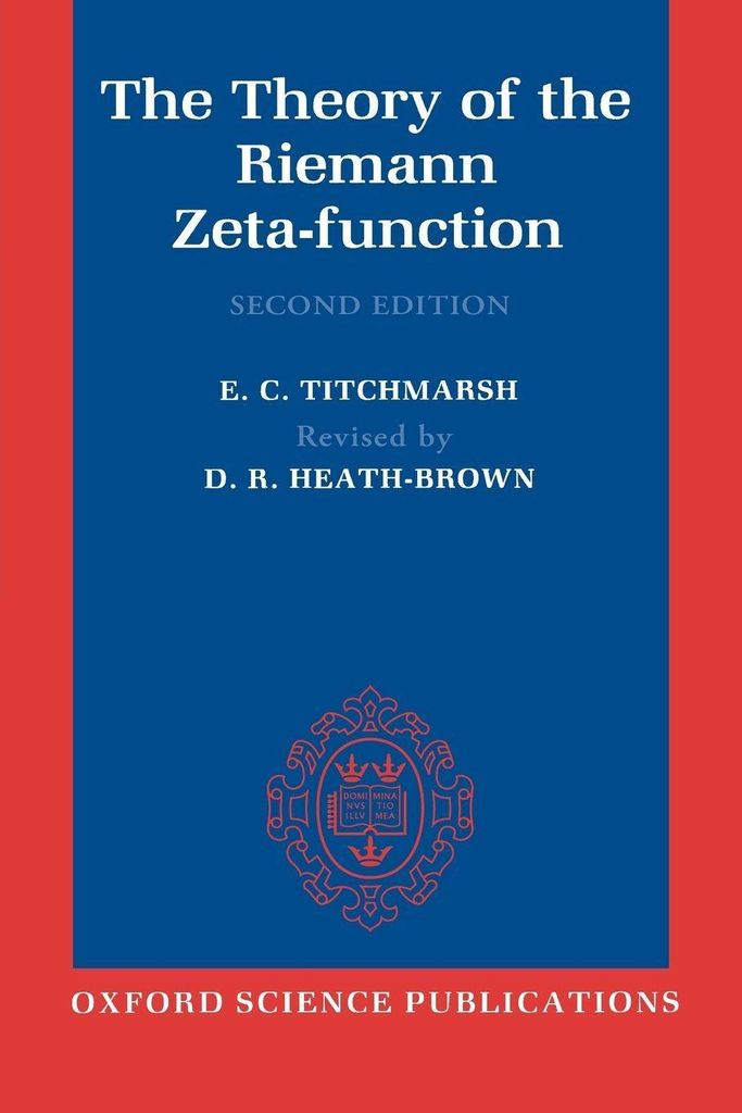 ISBN The Theory of the Riemann Zeta-Function, 424 Seiten