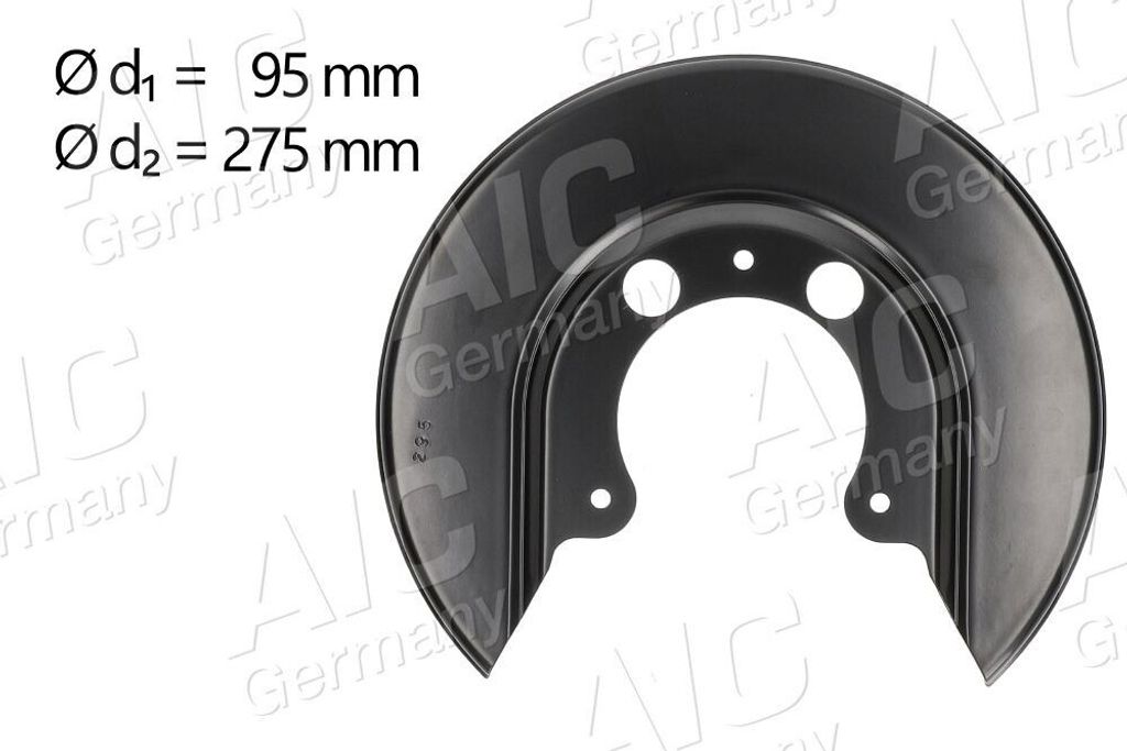 AIC Spritzblech Bremsscheibe für VW Golf IV Schrägheck (1J1) Hinten Rechts Hinten Links 58102 Ankerblech