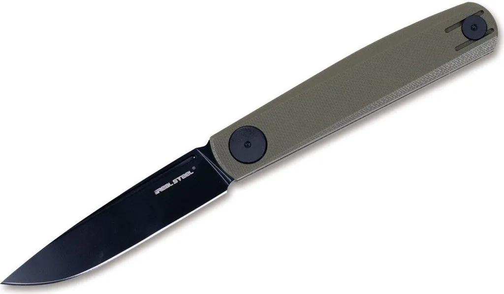 G-Slip Compact OD Green - Couteau Ultra Léger avec Manche G10 Antidérapant