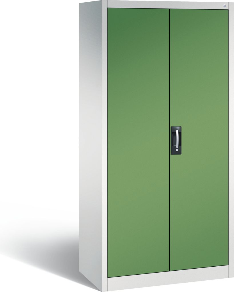 C+P Flügeltürenschrank Acurado, H1950xB930xT500mm, 7035/6011