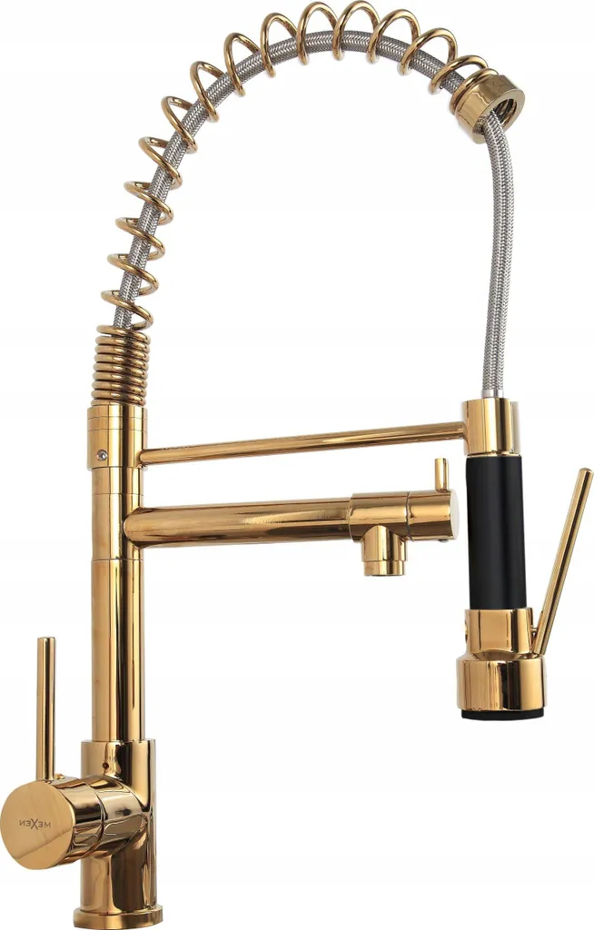 Mélangeur lavabo Corina or 670601-50 : robinet durable sans fuite
