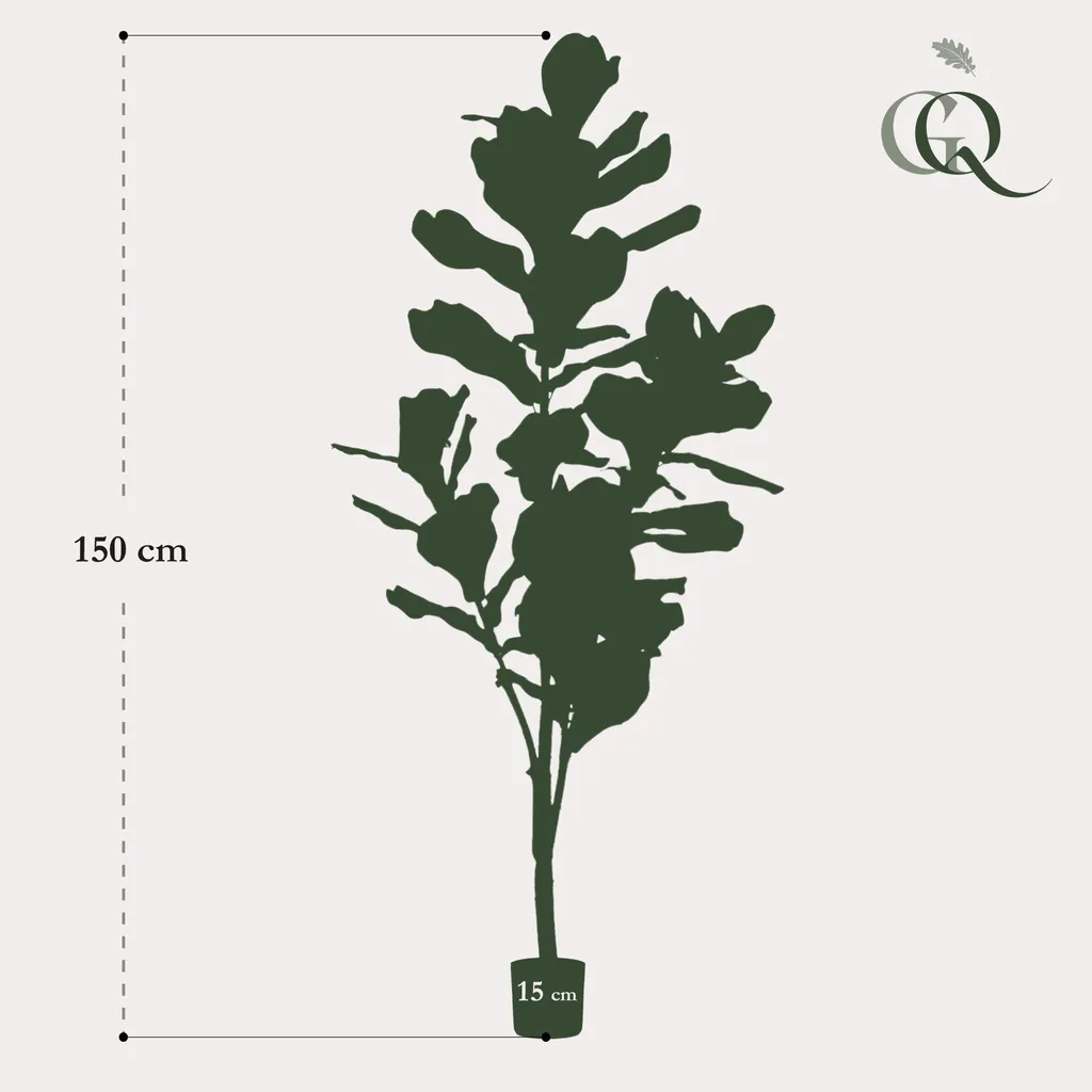 Décoration intérieure : Ficus Lyrata artificiel 150cm - Green boutiQ
