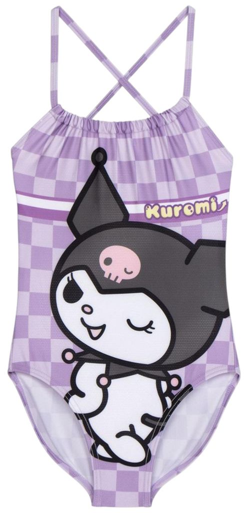 Badeanzug Hello Kitty & Kuromi Violett 10 Jahre Sanrio