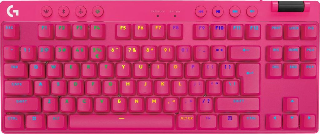 Logitech G PRO X TKL, Draadloos, RF draadloos + Bluetooth, Productafbeelding 