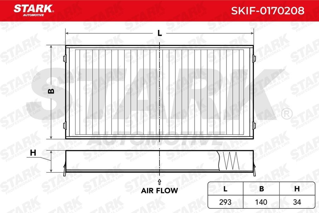 STARK SKIF-0170208 - OE 64 11 6 945 594 Innenraumfilter für X5 (E70), X5 (F15, F85), X6 (E71), X6 (F16)